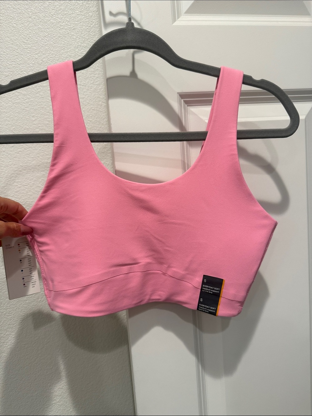 all in motion Pink Scoop-Neck Sports Bra Tank